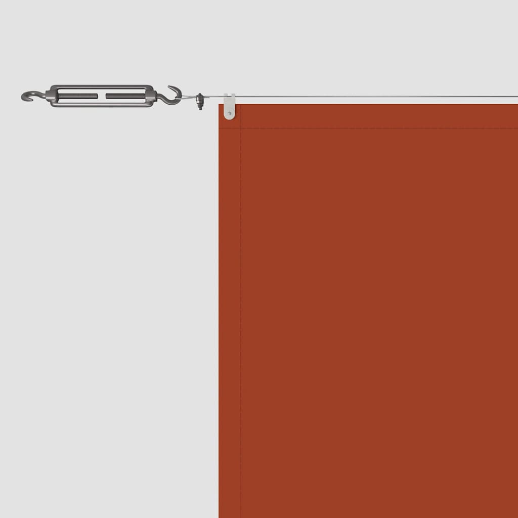 vidaXL Store vertical Terre cuite 60x1200 cm Tissu Oxford