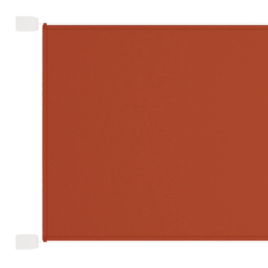 vidaXL Senkrechtmarkise Terrakotta 140x360 cm Oxford-Gewebe