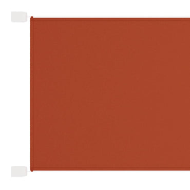 vidaXL Senkrechtmarkise Terrakotta 140x360 cm Oxford-Gewebe
