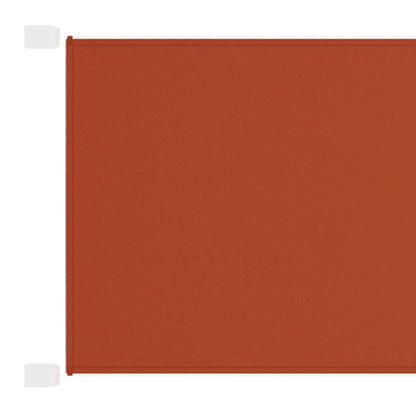 vidaXL Senkrechtmarkise Terrakotta 140x360 cm Oxford-Gewebe