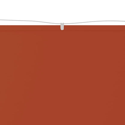 vidaXL Senkrechtmarkise Terrakotta 140x360 cm Oxford-Gewebe