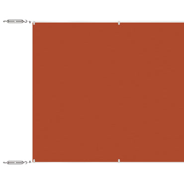 vidaXL Senkrechtmarkise Terrakotta 140x800 cm Oxford-Gewebe