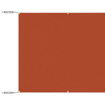 vidaXL Senkrechtmarkise Terrakotta 180x600 cm Oxford-Gewebe