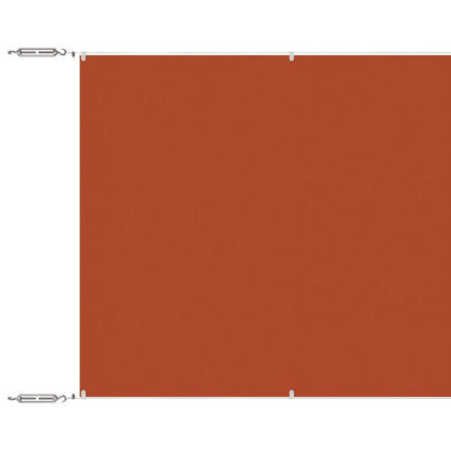 vidaXL Senkrechtmarkise Terrakotta 180x600 cm Oxford-Gewebe