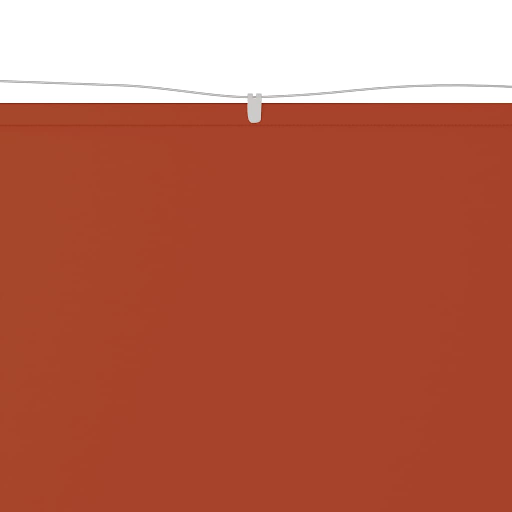 vidaXL Senkrechtmarkise Terrakotta 180x600 cm Oxford-Gewebe