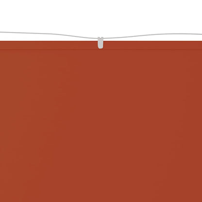 vidaXL Senkrechtmarkise Terrakotta 180x600 cm Oxford-Gewebe