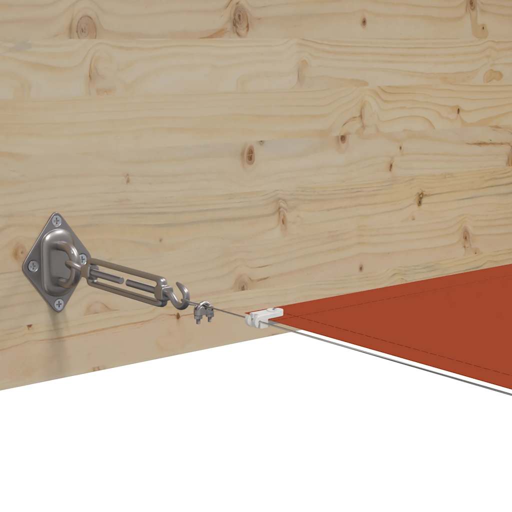 vidaXL Senkrechtmarkise Terrakotta 180x600 cm Oxford-Gewebe
