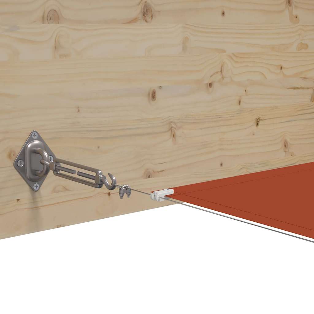 vidaXL Senkrechtmarkise Terrakotta 180x1200 cm Oxford-Gewebe