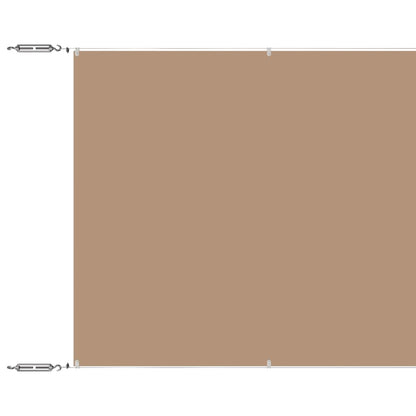 vidaXL Store latéral Taupe 100x1200 cm Tissu Oxford