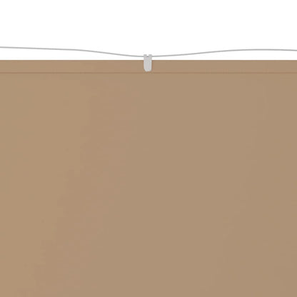 vidaXL Senkrechtmarkise Taupe 140x420 cm Oxford-Gewebe