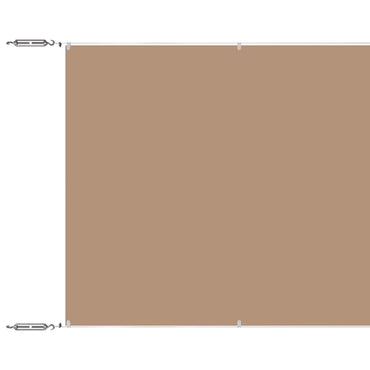 vidaXL Senkrechtmarkise Taupe 140x600 cm Oxford-Gewebe