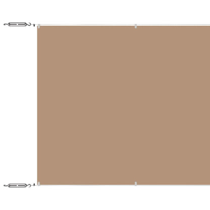 vidaXL Senkrechtmarkise Taupe 180x1200 cm Oxford-Gewebe