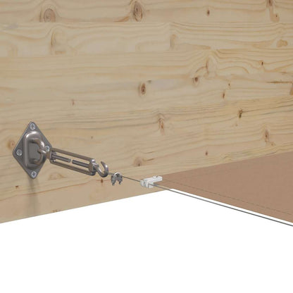 vidaXL Senkrechtmarkise Taupe 180x1200 cm Oxford-Gewebe