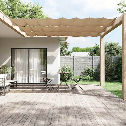 vidaXL Senkrechtmarkise Taupe 180x1200 cm Oxford-Gewebe