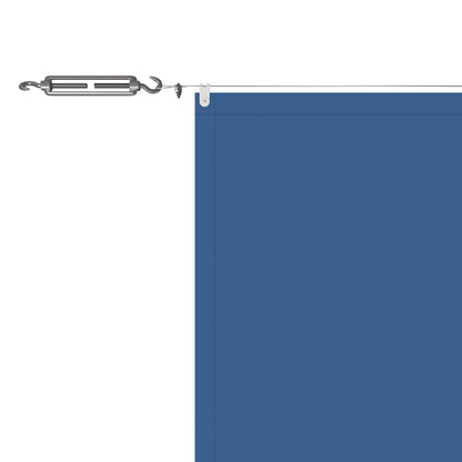 vidaXL Senkrechtmarkise Blau 140x600 cm Oxford-Gewebe