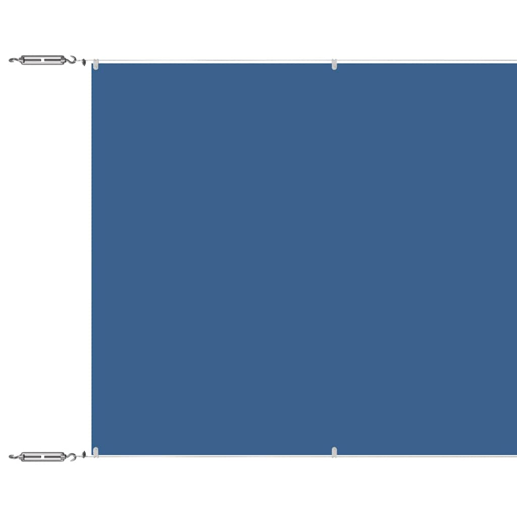 vidaXL Senkrechtmarkise Blau 180x1000 cm Oxford-Gewebe