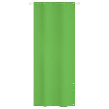 vidaXL Balkon-Sichtschutz Hellgrün 100x240 cm Oxford-Gewebe