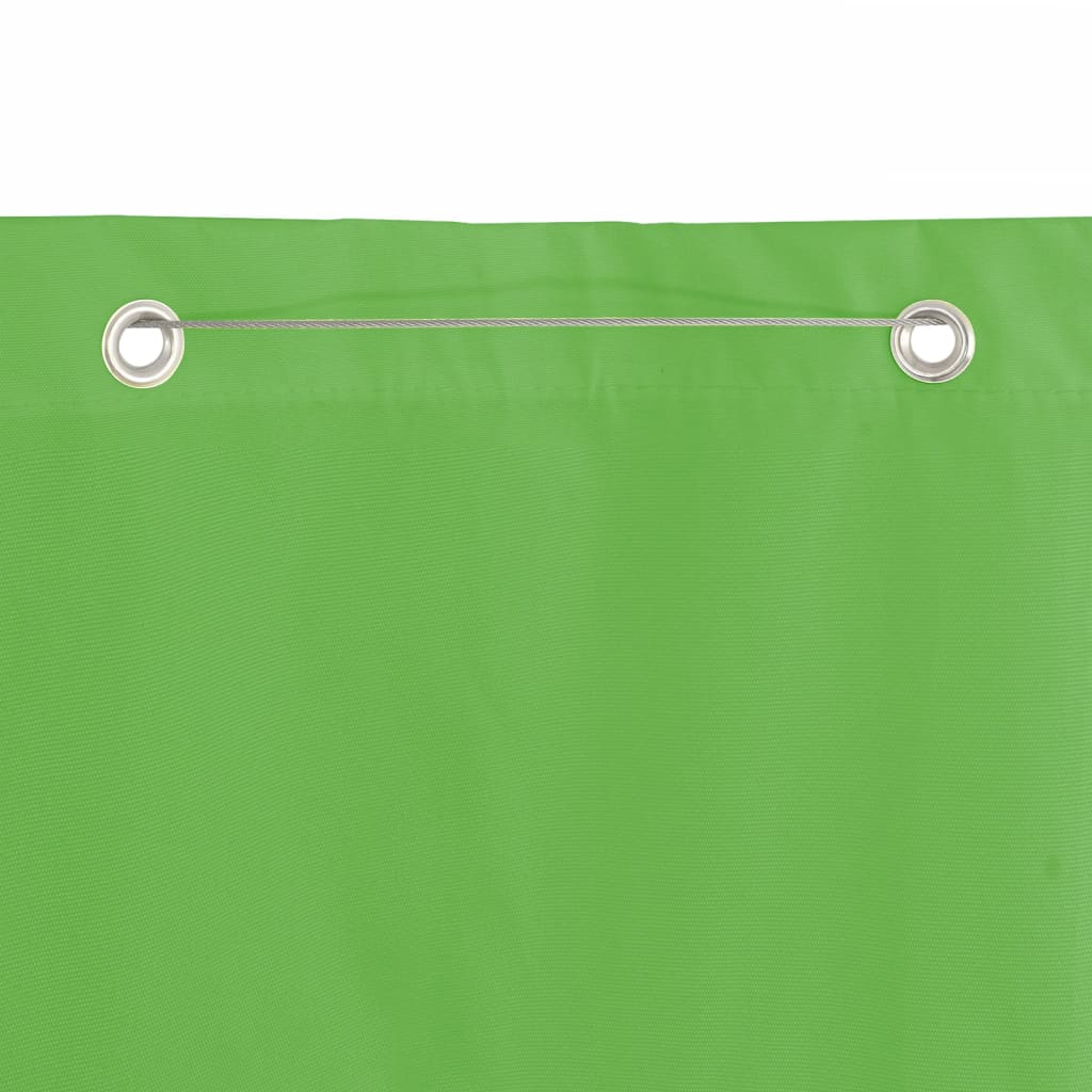 vidaXL Balkon-Sichtschutz Hellgrün 100x240 cm Oxford-Gewebe