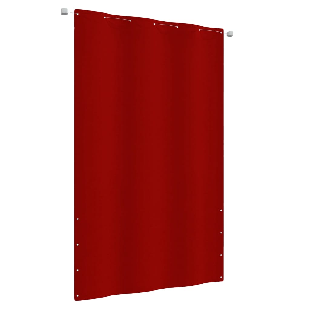 vidaXL Balkon-Sichtschutz Rot 140x240 cm Oxford-Gewebe