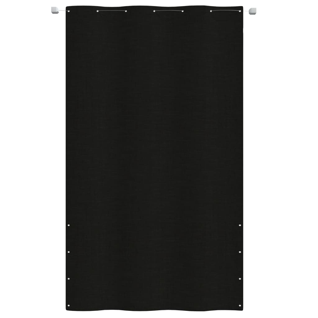 vidaXL Balkon-Sichtschutz Schwarz 140x240 cm Oxford-Gewebe
