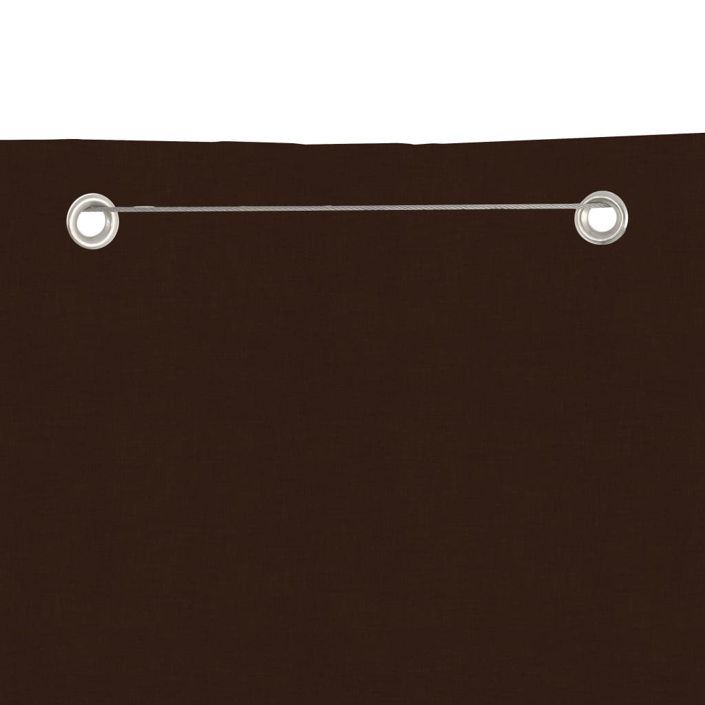 vidaXL Balkon-Sichtschutz Braun 140x240 cm Oxford-Gewebe