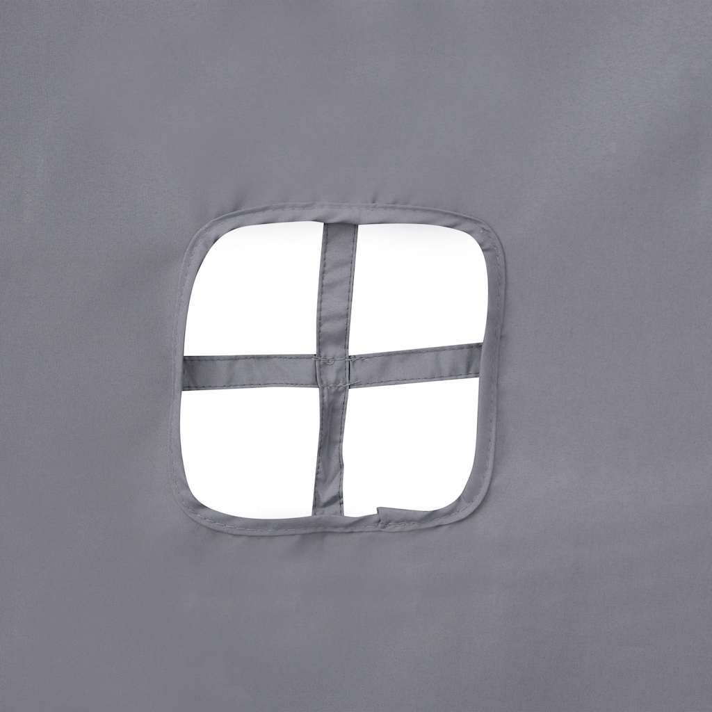 Kinder Tipi-Zelt mit Tasche Pfirsichhaut Grau 120x120x150 cm