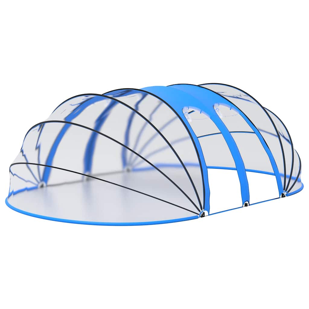 vidaXL Pool-Kuppel Oval 620x410x210 cm