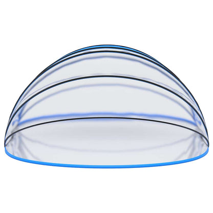 vidaXL Pool-Kuppel Oval 620x410x210 cm