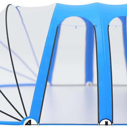 vidaXL Pool-Kuppel Oval 620x410x210 cm