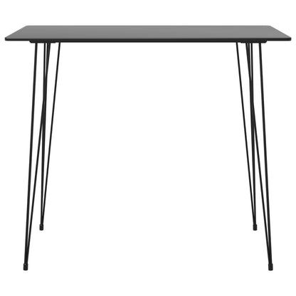 vidaXL Ensemble de bar 5 pcs Noir et Blanc