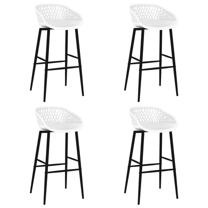 vidaXL Ensemble de bar 5 pcs Noir et Blanc