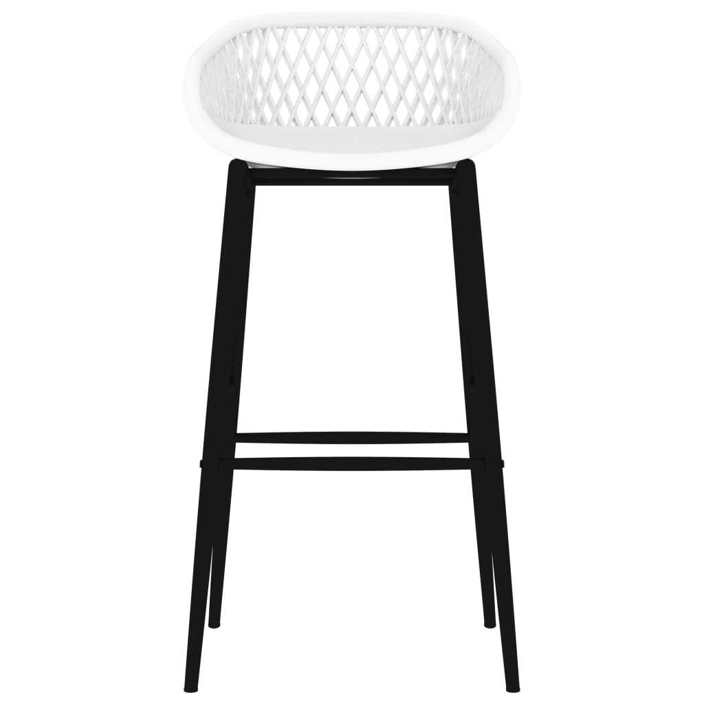 vidaXL Ensemble de bar 5 pcs Noir et Blanc