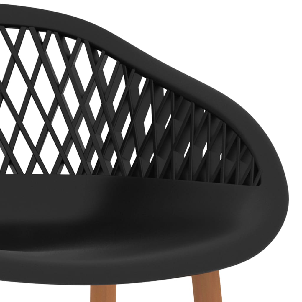 vidaXL Ensemble de bar 5 pcs noir