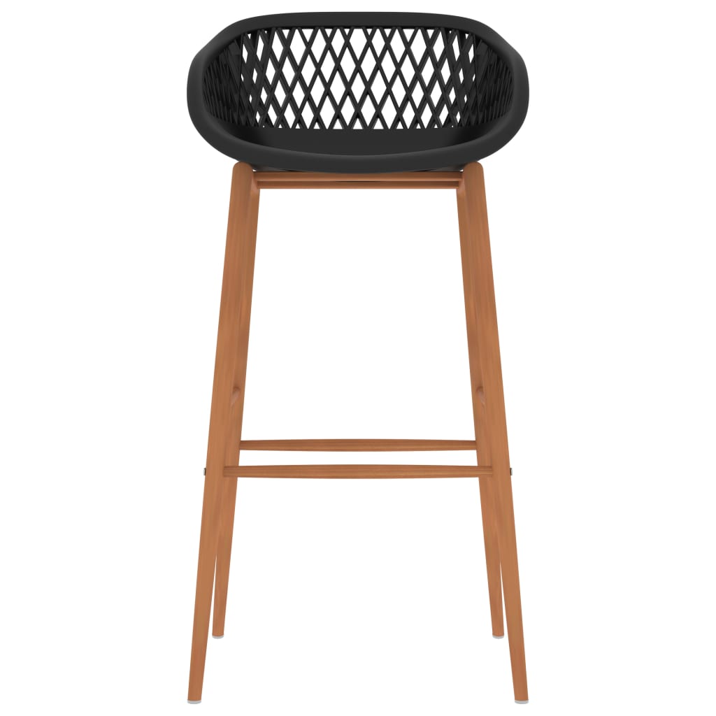 vidaXL Ensemble de bar 5 pcs noir