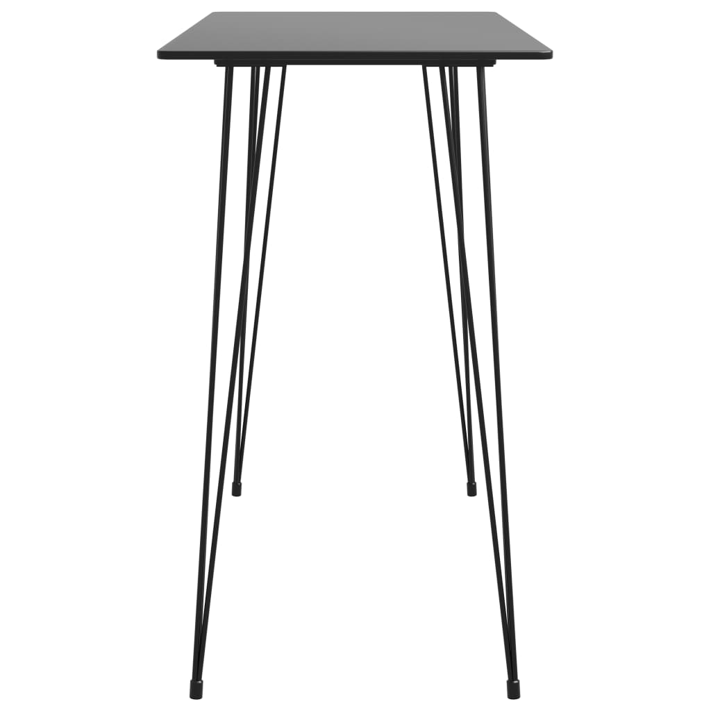 vidaXL 5-tlg. Bar-Set Schwarz