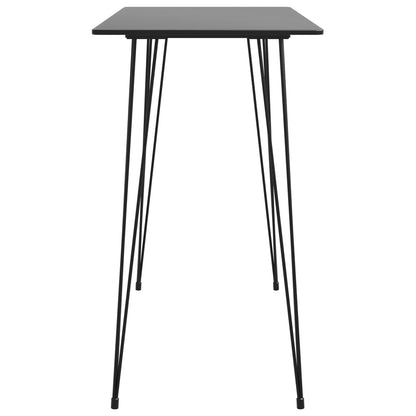 vidaXL 5-tlg. Bar-Set Schwarz