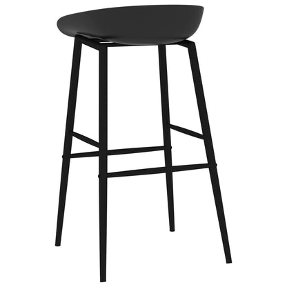 vidaXL 5-tlg. Bar-Set Schwarz