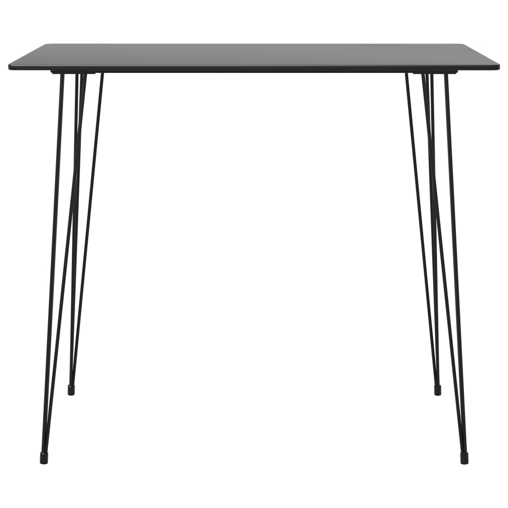 vidaXL 5-tlg. Bar-Set Schwarz und Weiß
