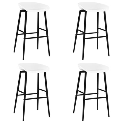 vidaXL 5-tlg. Bar-Set Schwarz und Weiß