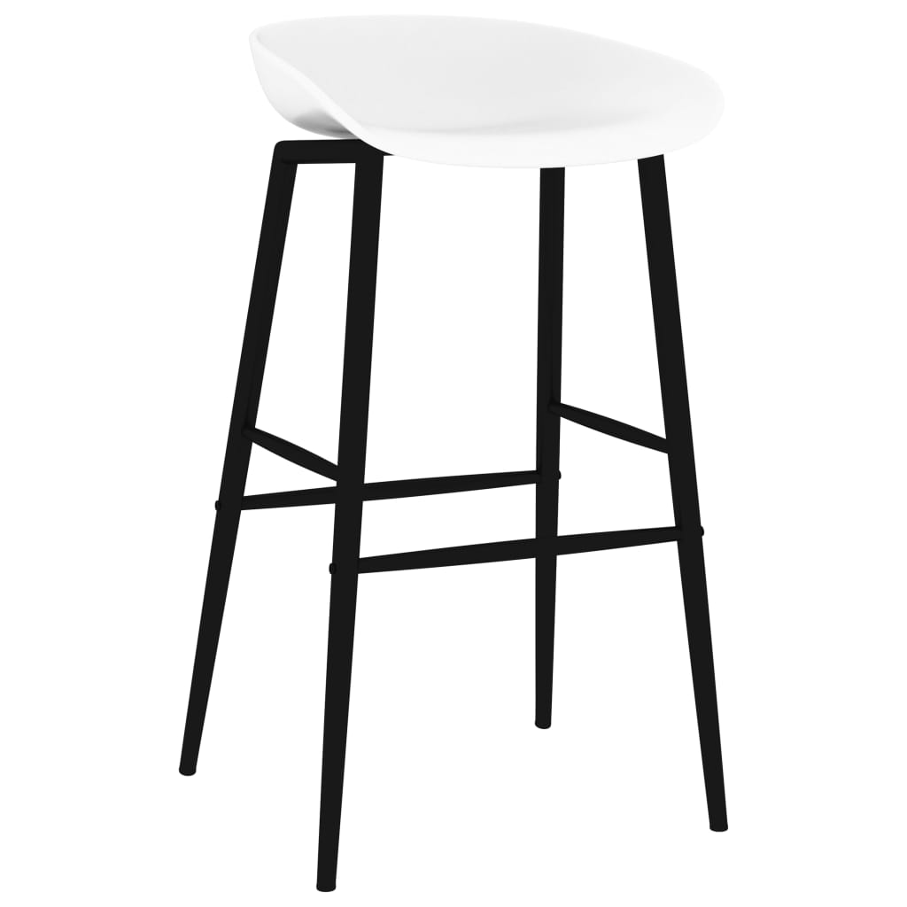 vidaXL 5-tlg. Bar-Set Schwarz und Weiß