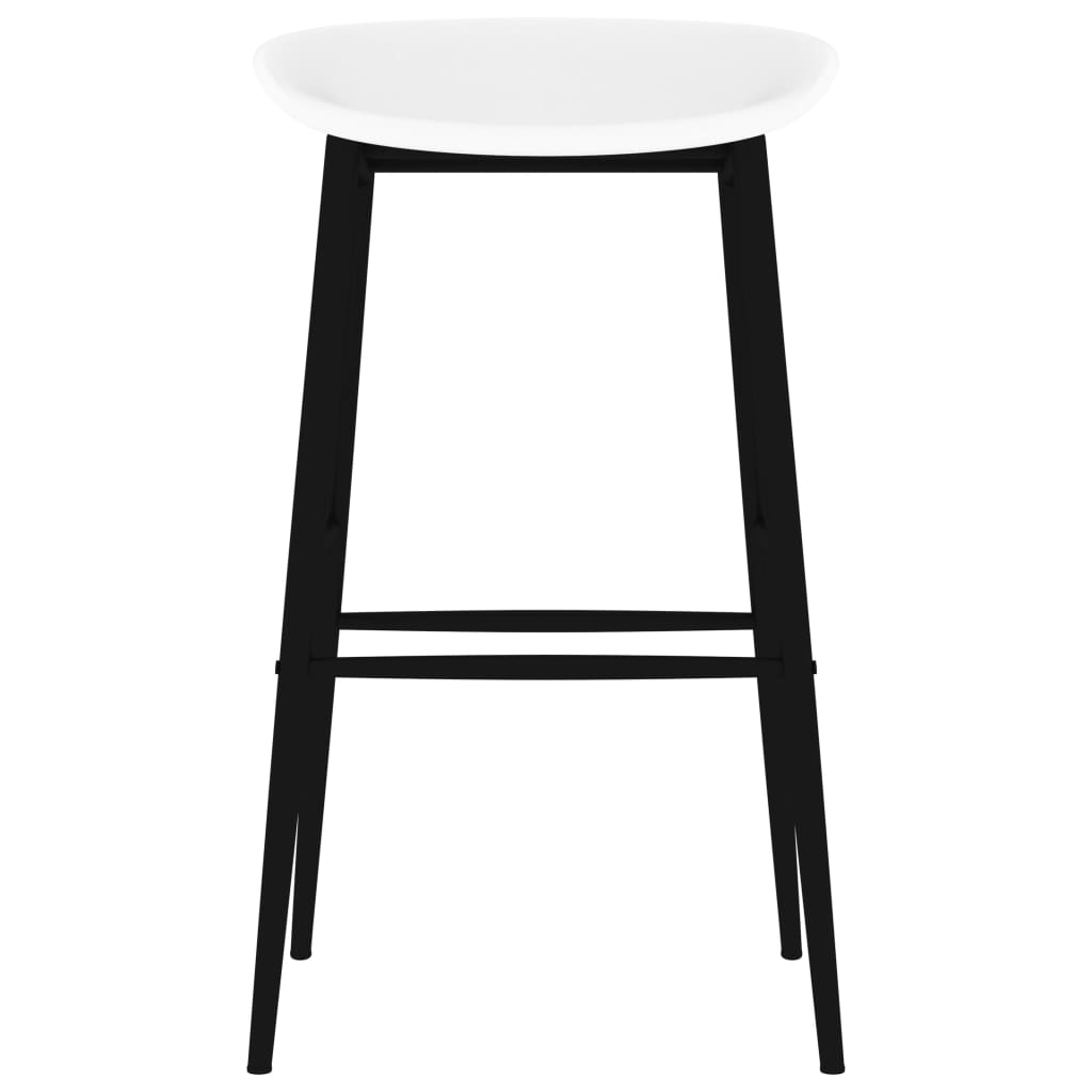 vidaXL 5-tlg. Bar-Set Schwarz und Weiß