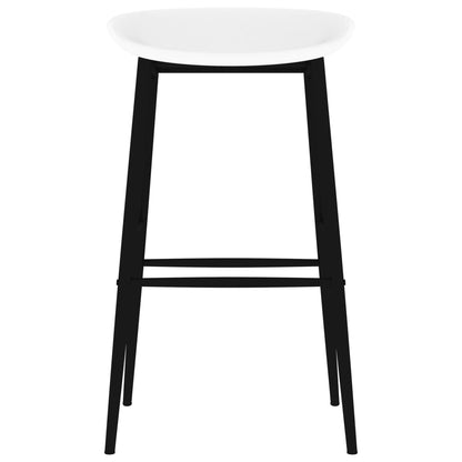 vidaXL 5-tlg. Bar-Set Schwarz und Weiß