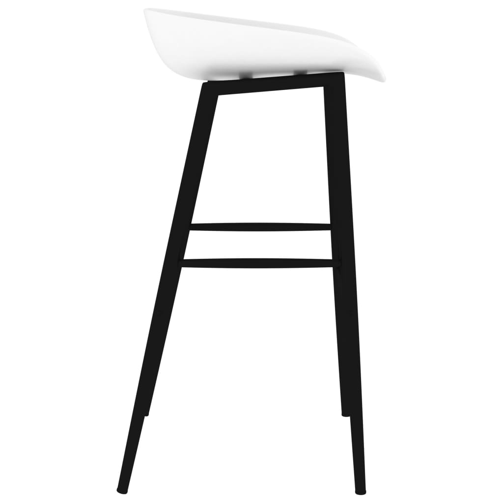 vidaXL 5-tlg. Bar-Set Schwarz und Weiß