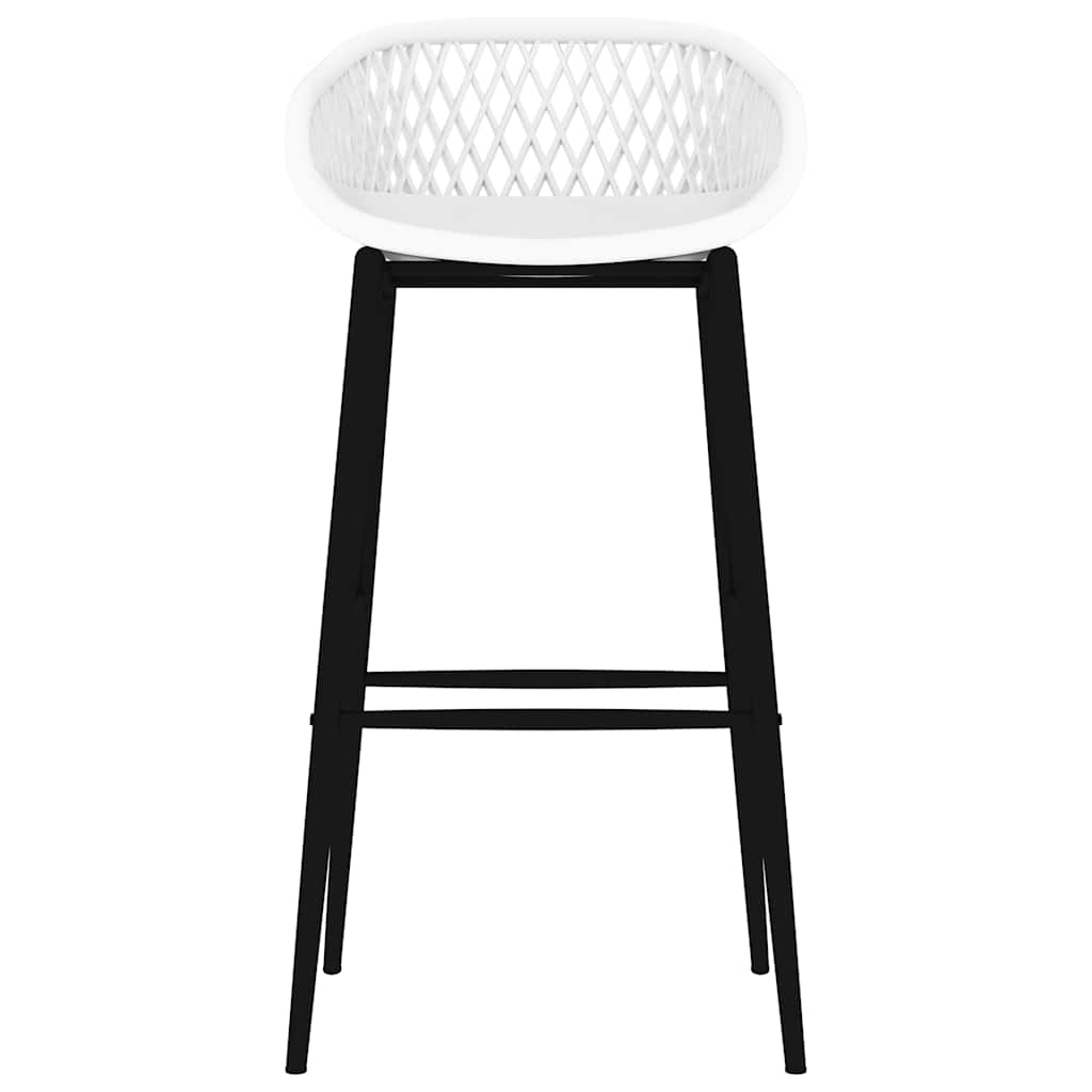 vidaXL 7-tlg. Bar-Set Schwarz und Weiß