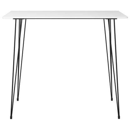 vidaXL 5-tlg. Bar-Set Weiß und Schwarz