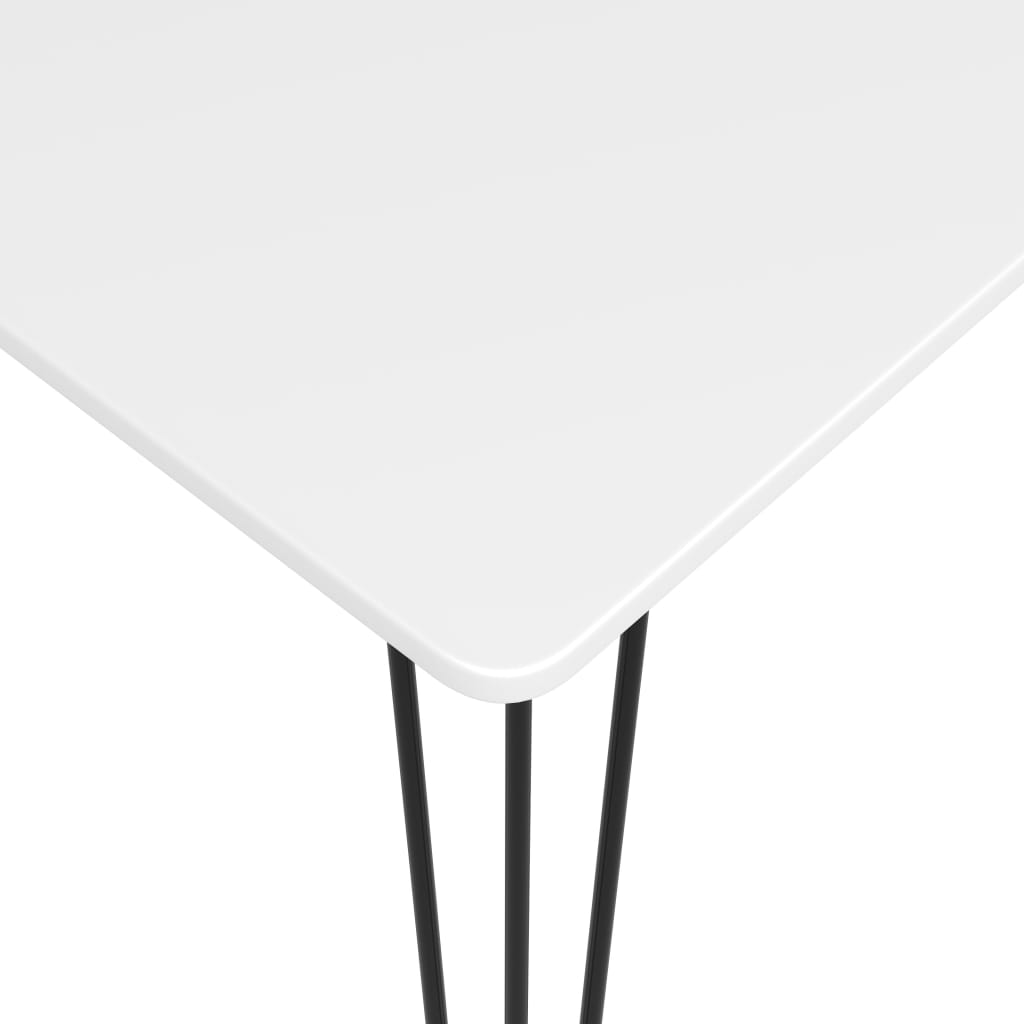 vidaXL 5-tlg. Bar-Set Weiß und Schwarz