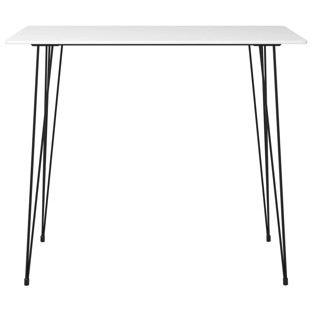 vidaXL 5-tlg. Bar-Set Weiß und Grau