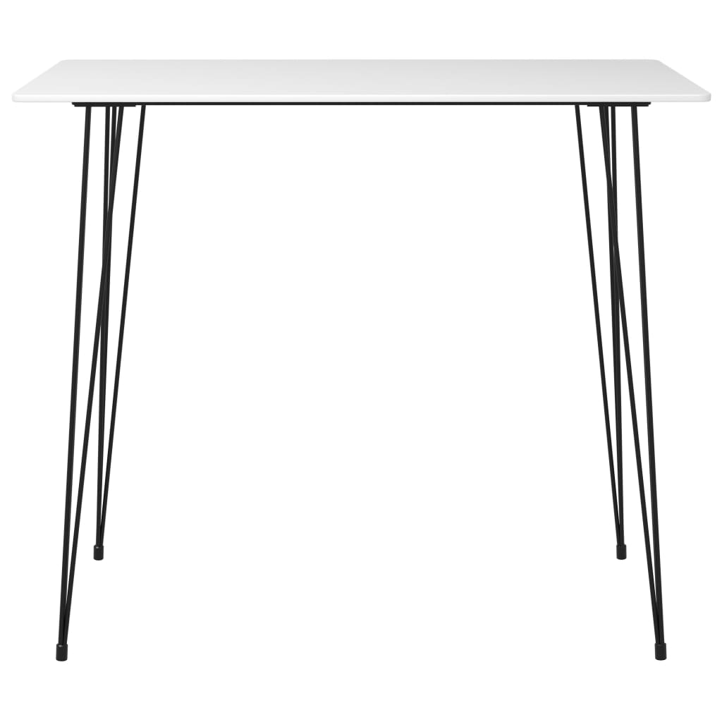 vidaXL 7-tlg. Bar-Set Weiß und Schwarz