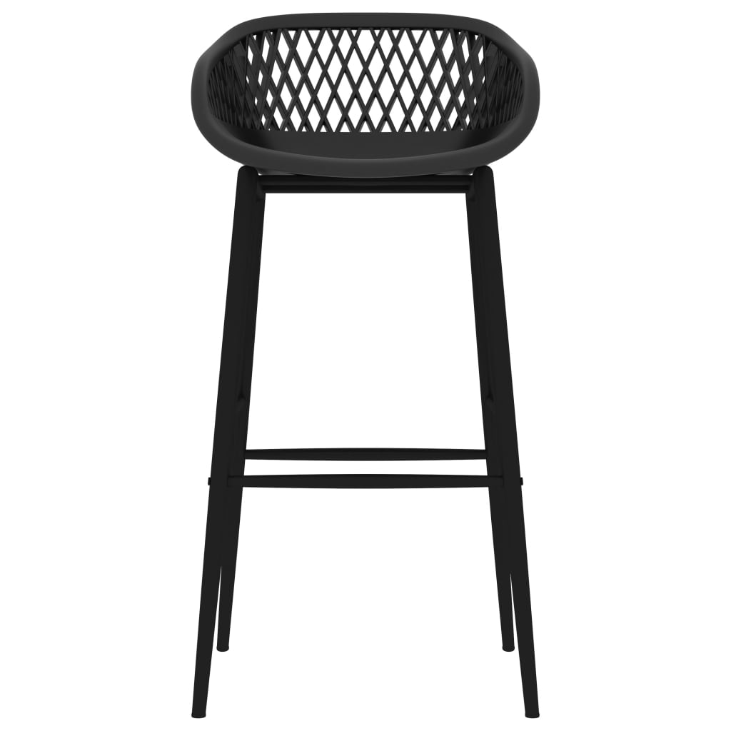 vidaXL 7-tlg. Bar-Set Weiß und Schwarz