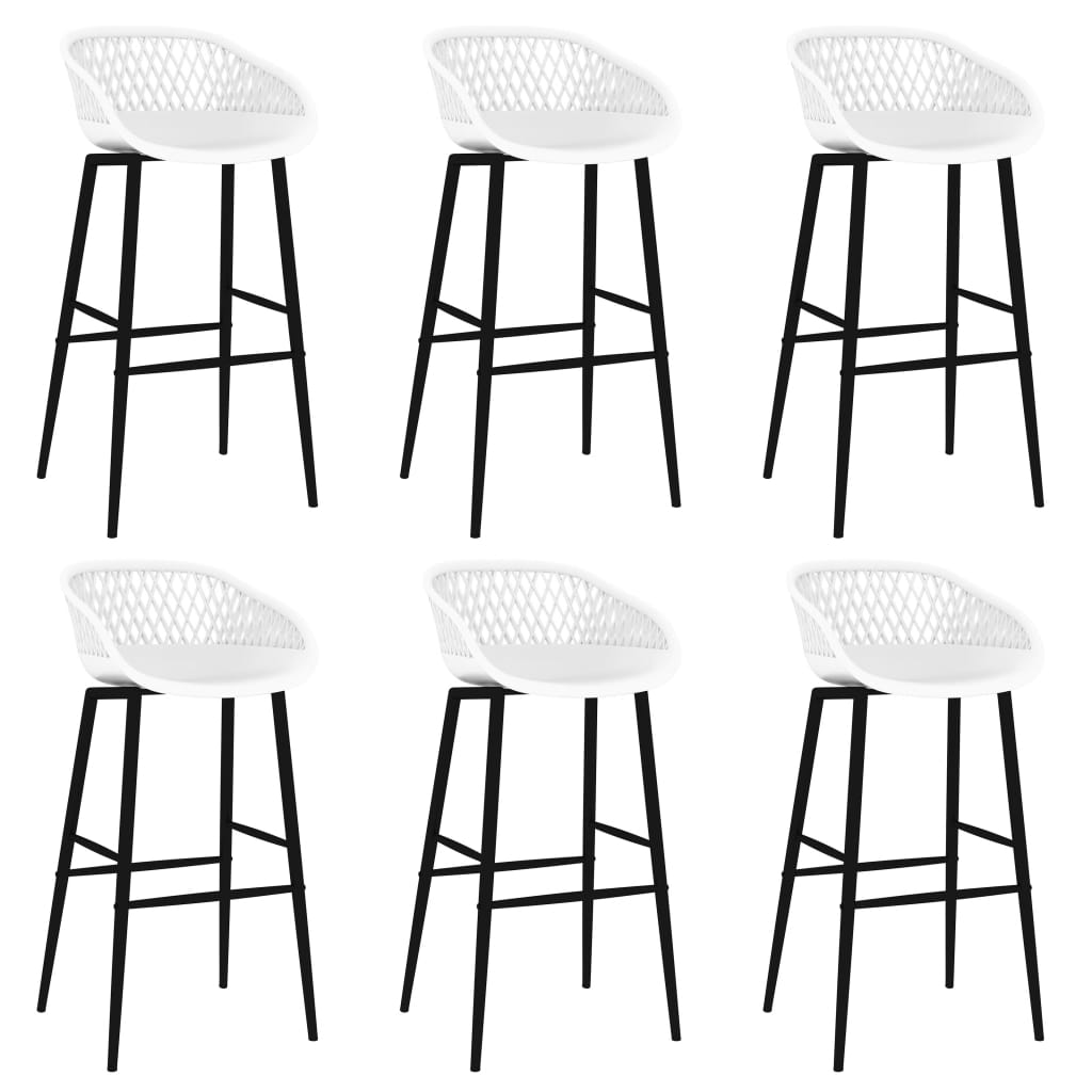 vidaXL 7-tlg. Bar-Set Weiß